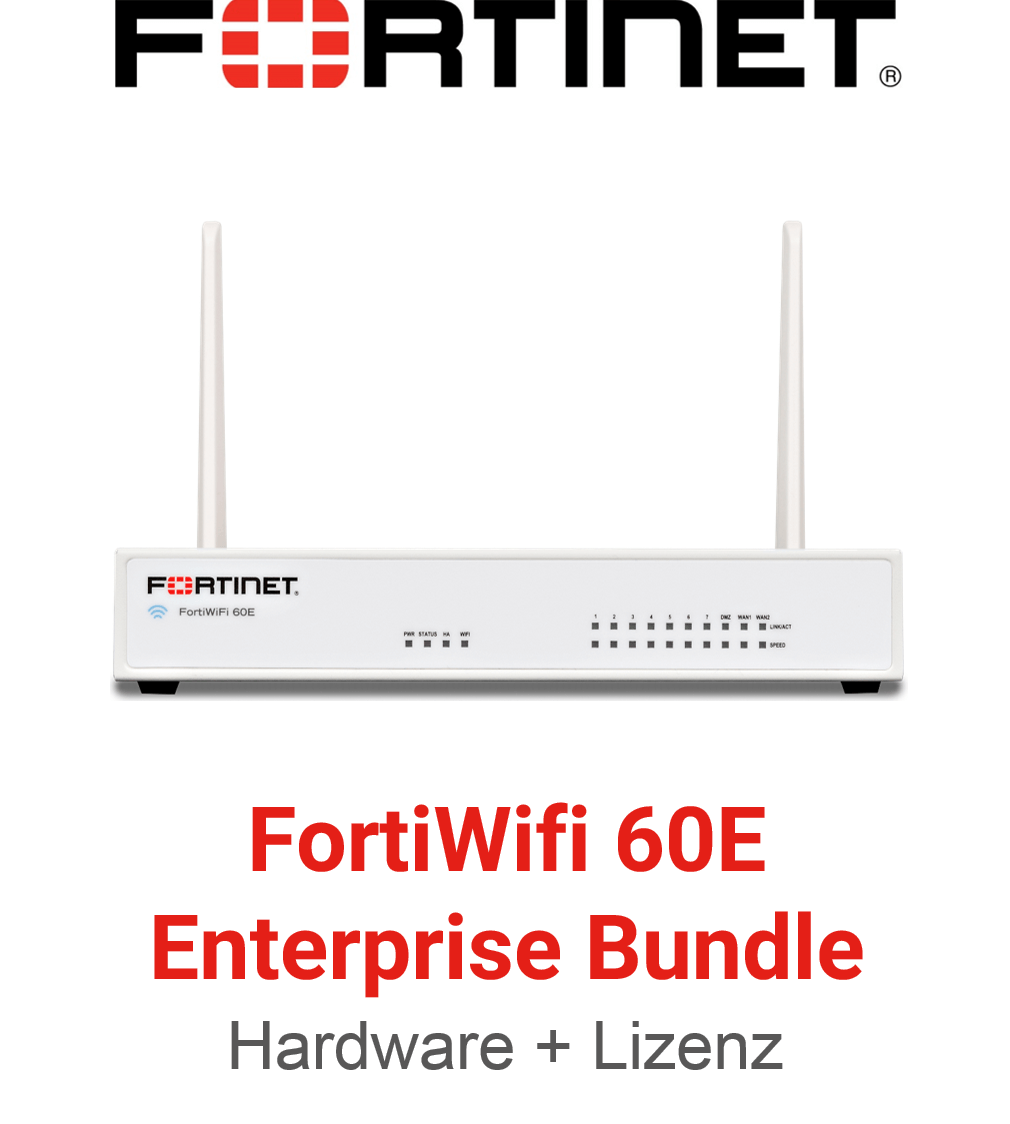 Fortinet FortiWifi 60E - Enterprise Bundle (End of Sale/Life)