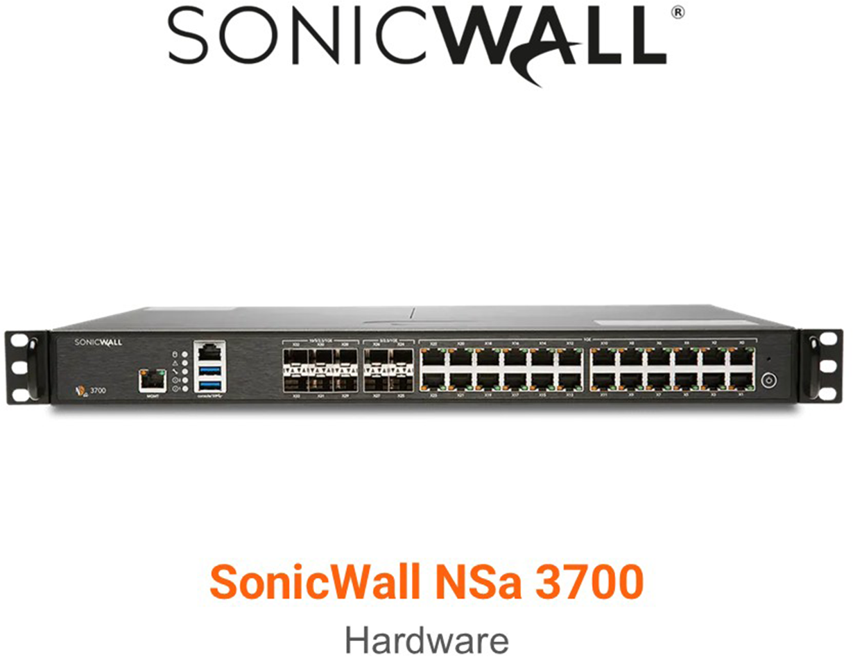 SonicWall NSa 3700 HA High Availability Appliance (End of Sale/Life)