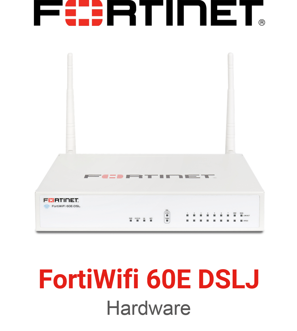 Fortinet FortiWifi 60E DSL Firewall (End of Sale/Life)