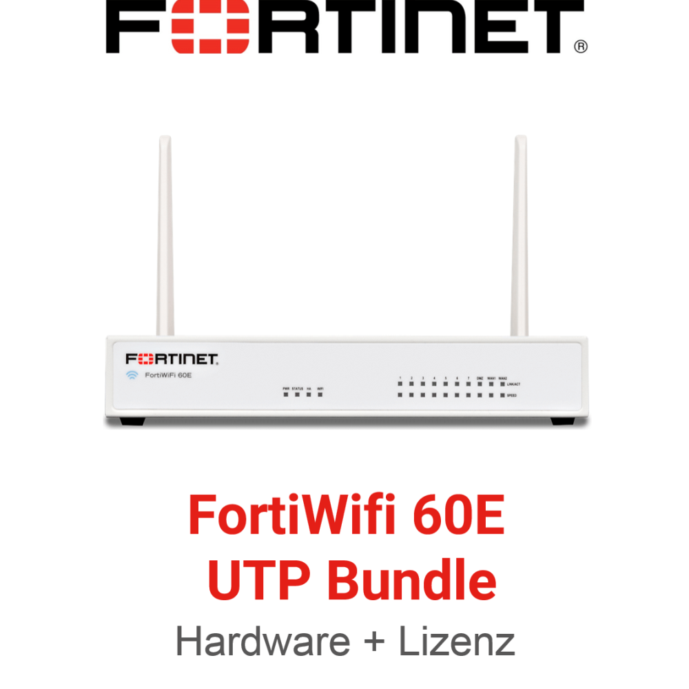 Fortinet FortiWifi 60E - UTM/UTP Bundle (End of Sale/Life)