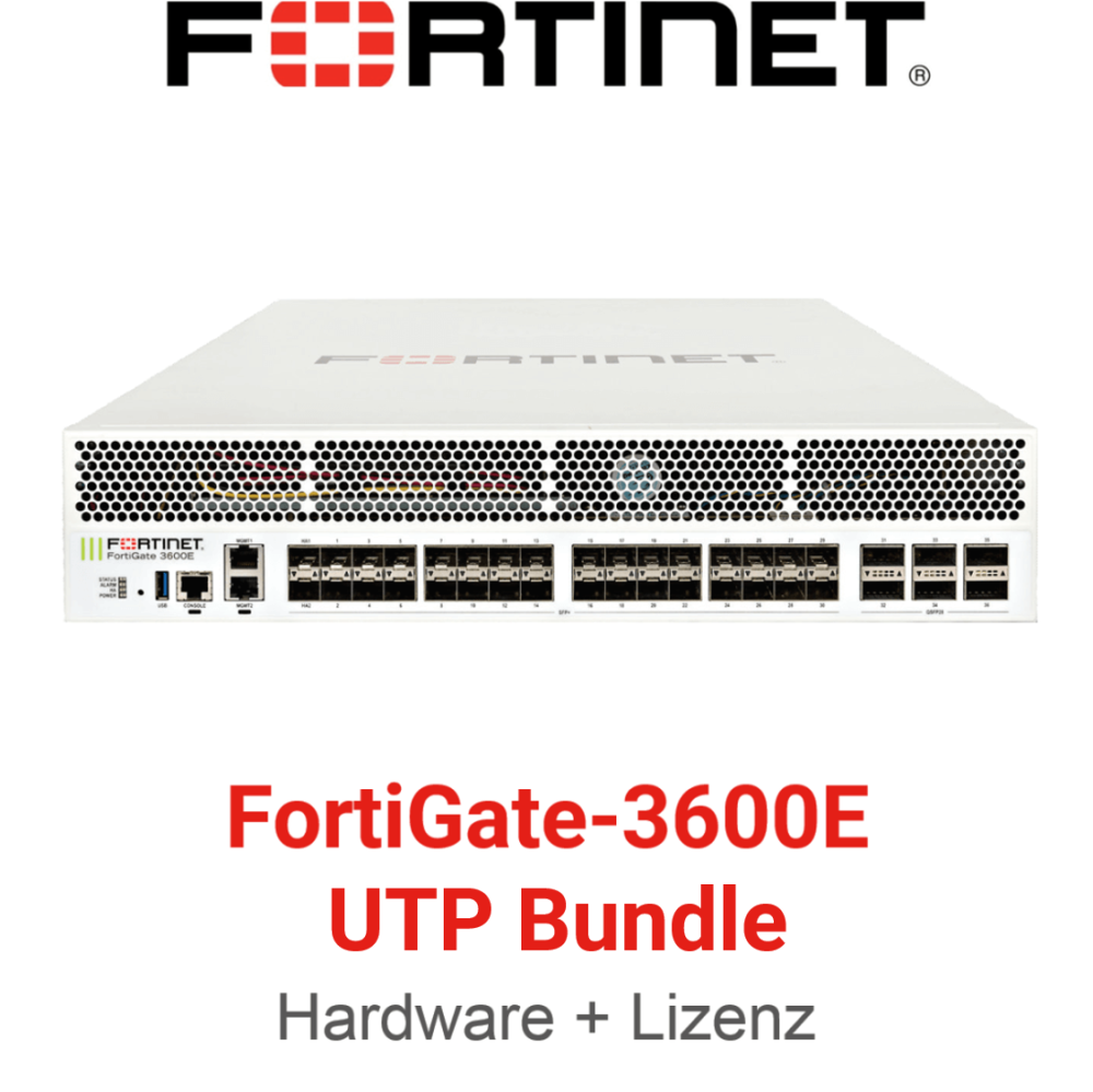 Fortinet FortiGate-3600E - UTM/UTP Bundle (End of Sale/Life)